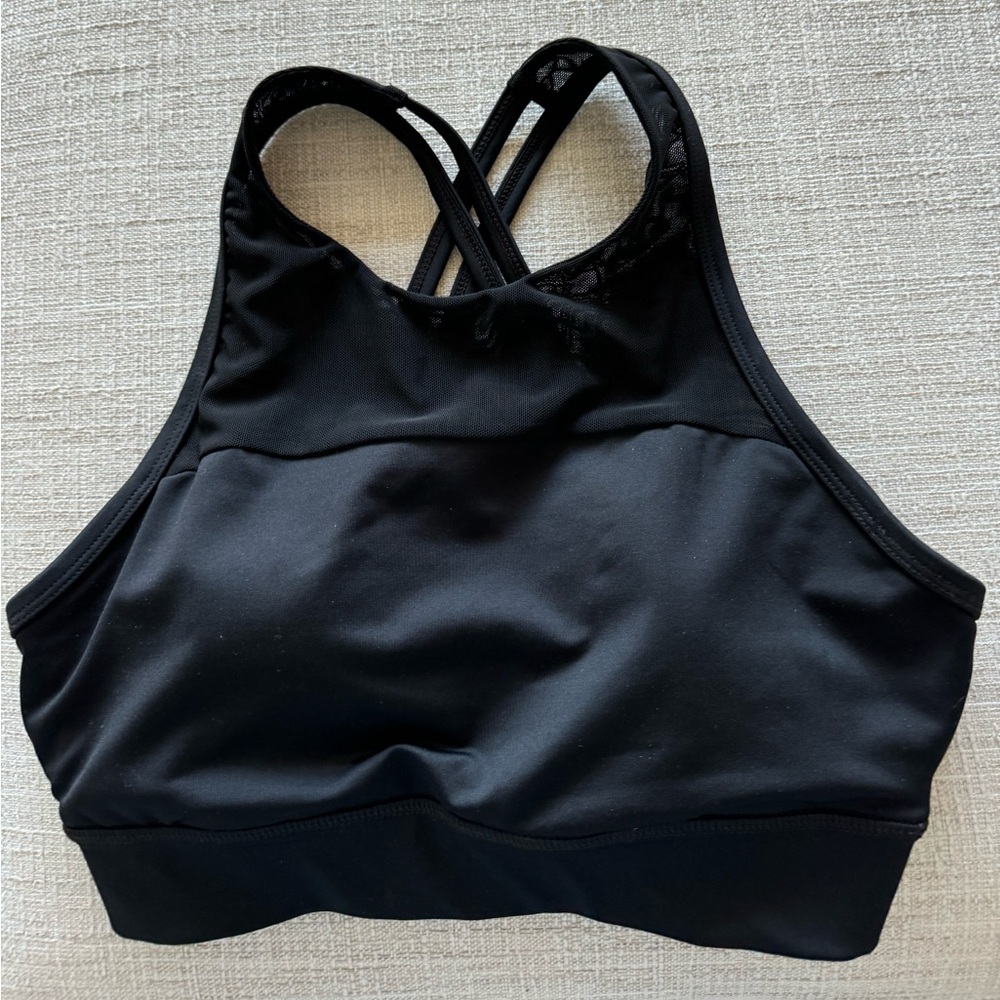 ASICS Black Sports Bra size small